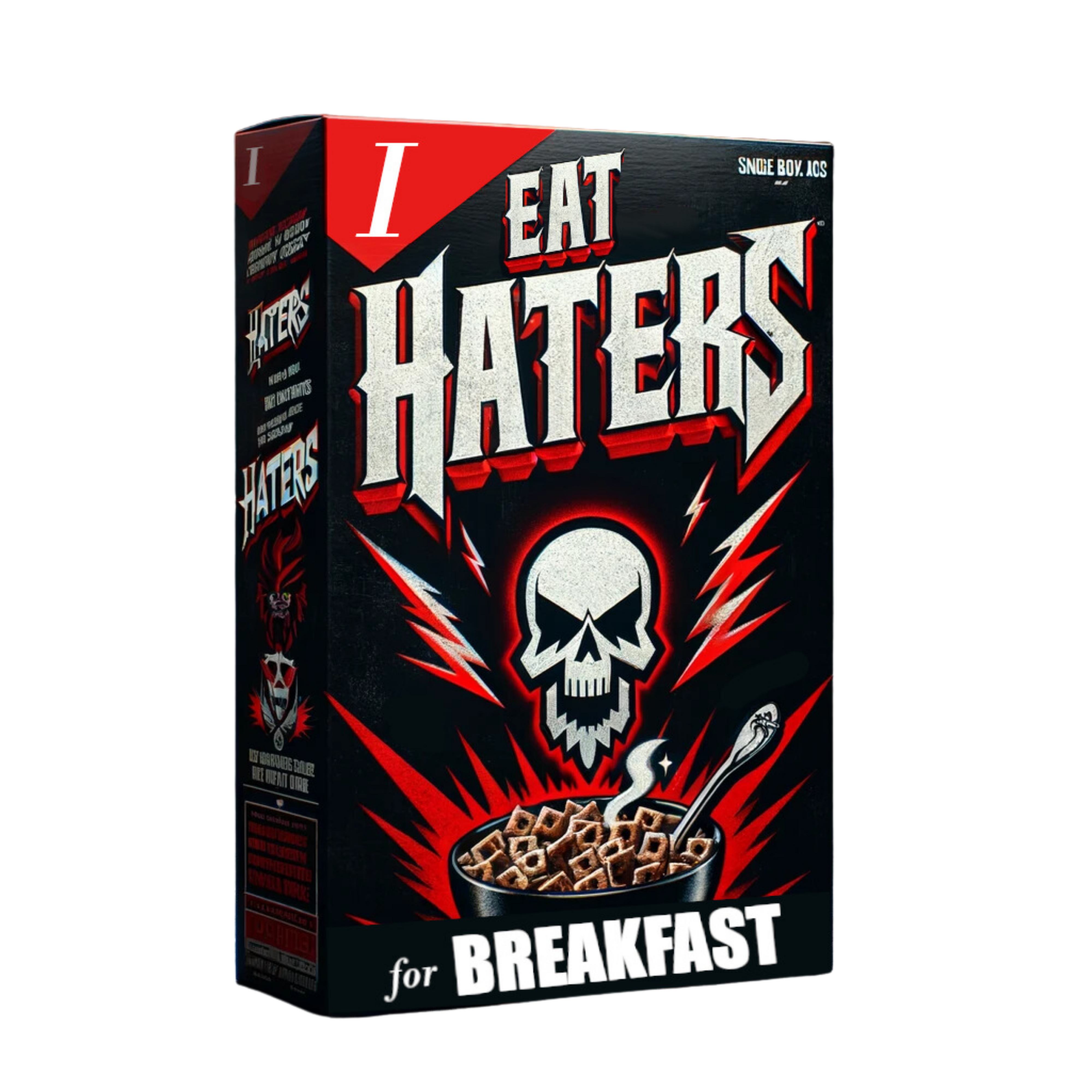 Copy of eat haters clear with white 23 4000x4000